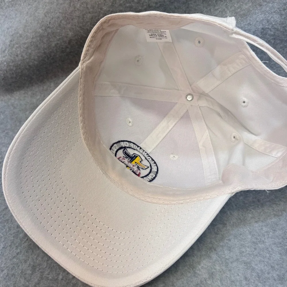 FCA Logo Mens White Fellowship of Christian Athletes Baseball Hat Adjustable OS